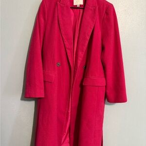 a new day Women's Fuchsia Trench Coat